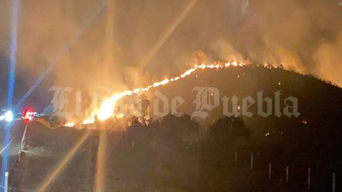 incendio Tepeojuma Izucar 